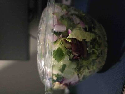 Mediterranean Green & Grains Salad w/ chickpea and Tahiti Za Atar Dressing