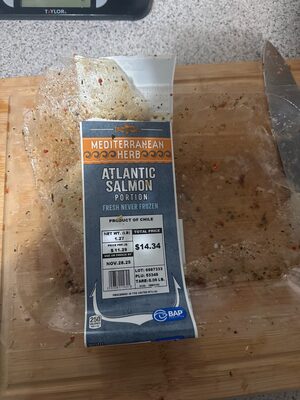 Mediterranean Herb Atlantic Salmon Portion