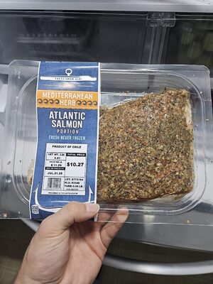 Mediterranean Herb Salmon Portion