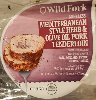 Mediterranean Style Herb & Olive Oil Pork Tenderloin