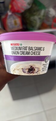 MEDIUM FAT BALSAMIC & ONION CREAM CHEESE