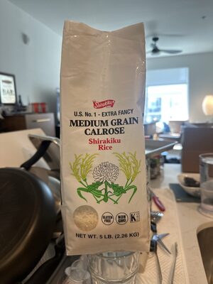 Medium Grain Calrose Shirakiku Rice