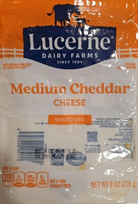 Medium Shredded Cheddar Cheese