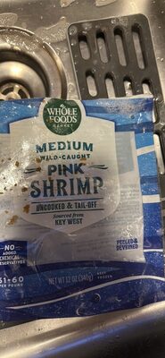 Medium Wild-Caught Pink Shrimp