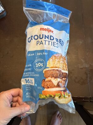 Meijer Ground Beef Patties