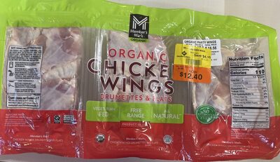 Members Mark organic chicken wings