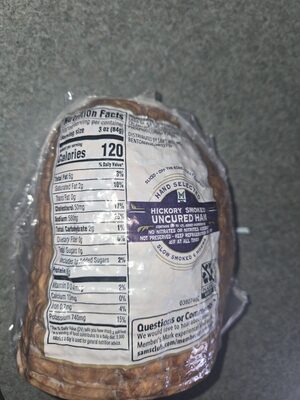 Members Mark Qtr. Sliced Uncured Ham