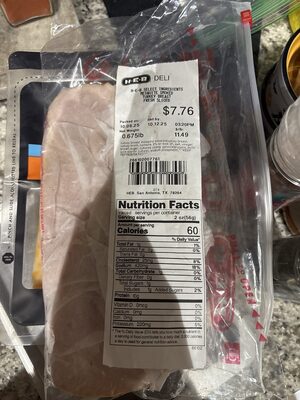 Mesquite Smoked Turkey Breast Fresh Sliced