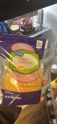 Mild Cheddar Shredded Fat Free Mild Cheddar Cheese