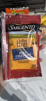 Mild Cheddar Ultra Thin Cheddar Cheese
