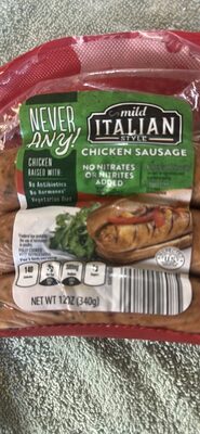 mild ITALIAN STYLE CHICKEN SAUSAGE