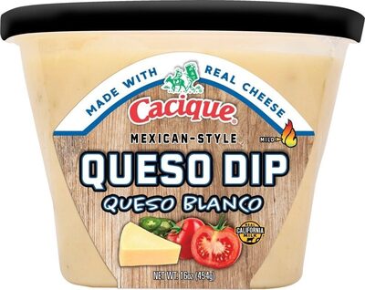 Mild mexican style queso blanco dip