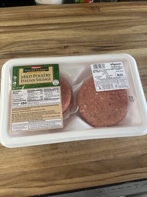 Mild Poultry Italian sausage