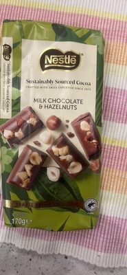 MILK CHOCOLATE & HAZELNUTS