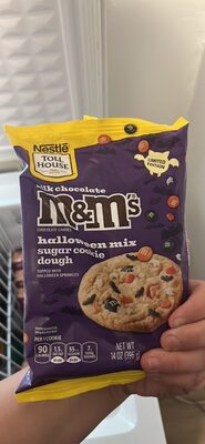 milk chocolate m&m's halloween mix sugar cookie dough