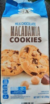 Milk chocolate macadamia cookies