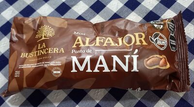 Mini alfajor. Pasta de maní