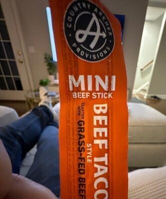 Mini Beef Stick Beef Taco Style