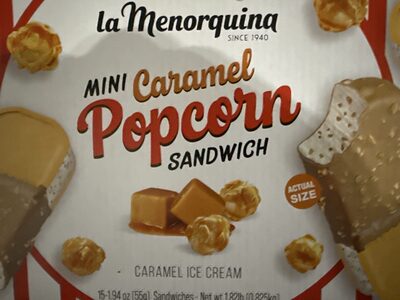 Mini Caramel Popcorn Sandwich