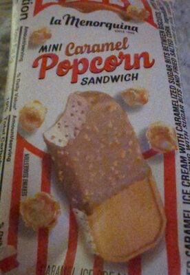 Mini Caramel Popcorn Sandwich