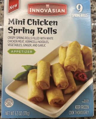 Mini Chicken Spring Rolls