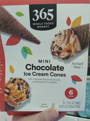 Mini Chocolate Ice Cream Cone