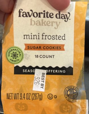 Mini Frosted Sugar Cookies