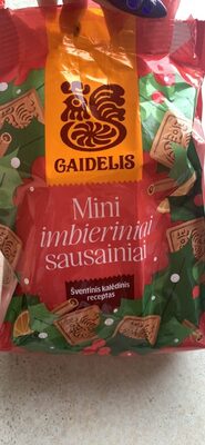 Mini imbieriniai sausainiai