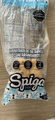 MINI MOLDE DE ARROZ CON ARÁNDANOS