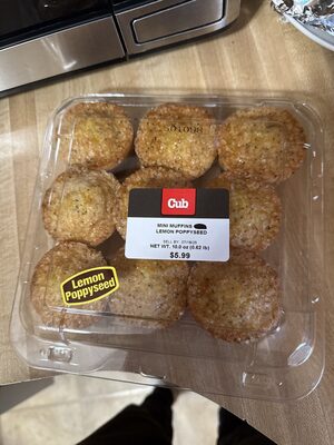 Mini Muffin Lemon Poppy Seed