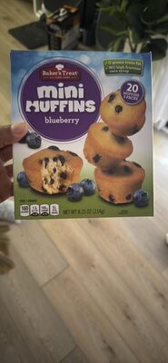 mini muffins blueberry