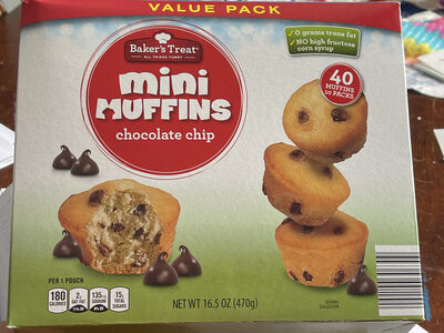 Mini Muffins Chocolate Chip