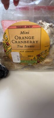 Mini Orange Cranberry Tea Scones