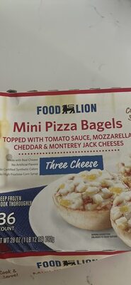 Mini Pizza Bagels Three Cheese