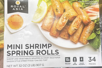 Mini Shrimp Spring Rolls