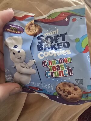 Mini Soft Baked Cookies Cinnamon Toast Crunch