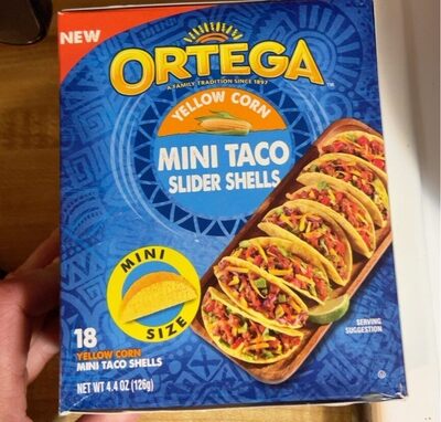 Mini taco slider shells