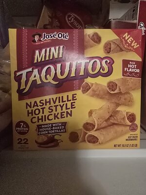 Mini Taquitos - Nashville Hot Style Chicken
