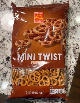 Mini twist pretzels