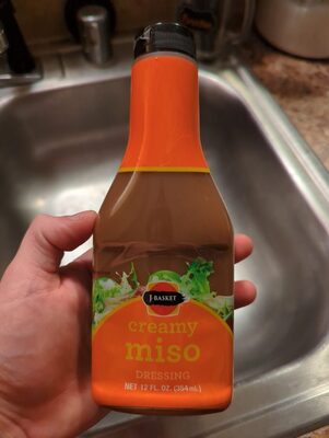 Miso dressing creamy style