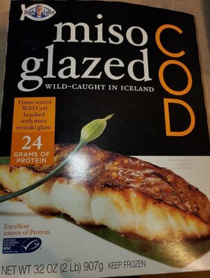 Miso glazed cod