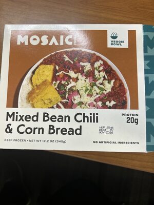 Mixed Bean Chili And Cornbread