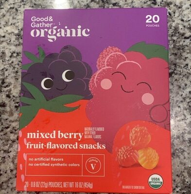 Mixed Berry Fruit Flavored Snacks