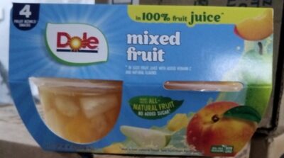 Mixed Fruit In 100% Fruit Juice