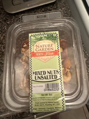 mixed nuts unsalted