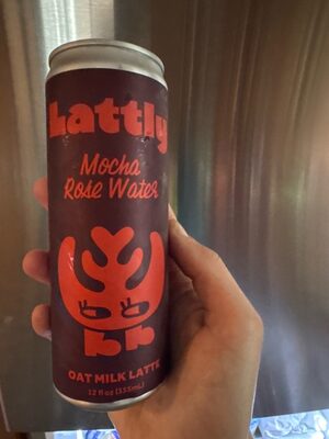 Mocha Rose Water Lattly Oat Milk Latte