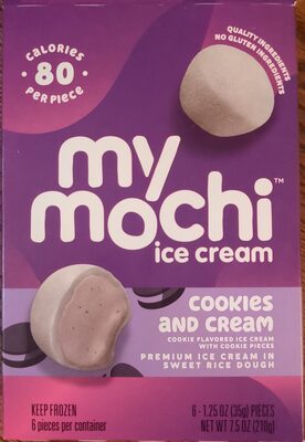 Mochi Ice Cream Cookies And Cream