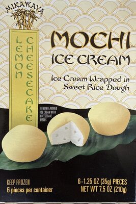Mochi Ice Cream Lemon Cheesecake