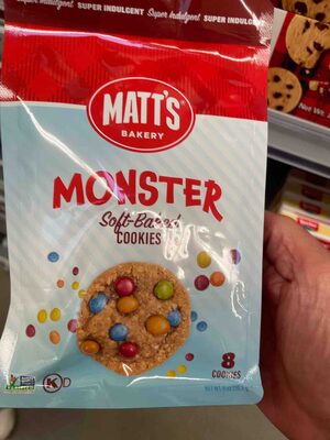 Monster Soft-baked Cookies