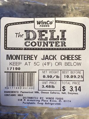monterey jack cheese
